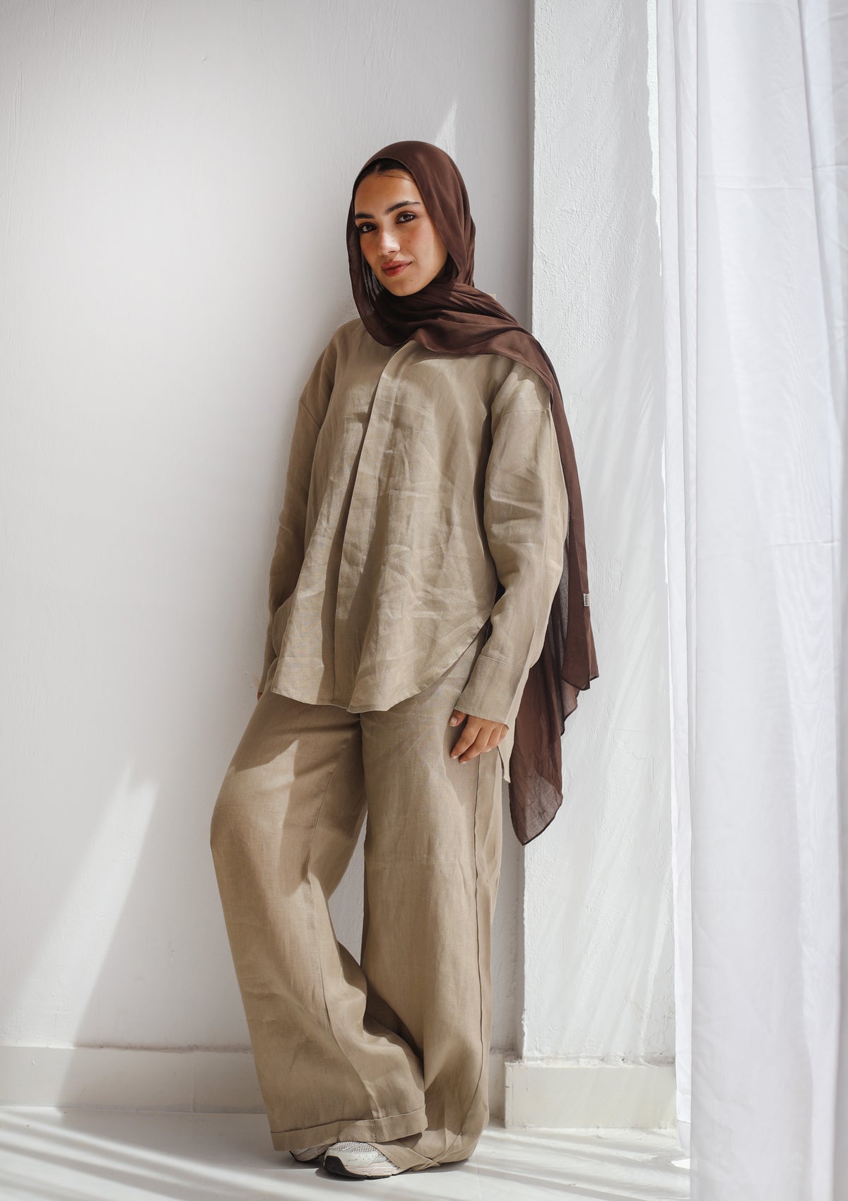 Basic Lenen Pack Basic Linen Set In Cafe – Roaia Studio