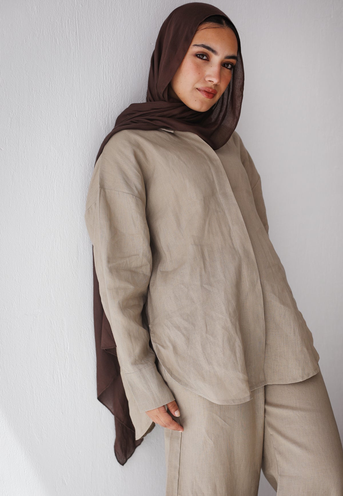 Basic Lenen Pack Basic Linen Set In Cafe – Roaia Studio