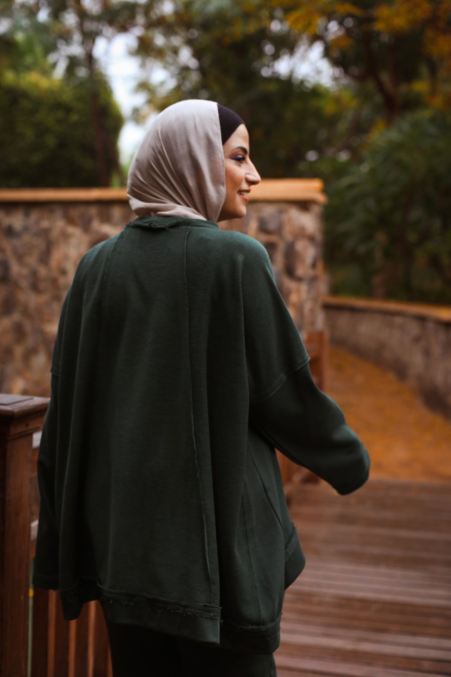 Basic cotton set in Dark Green