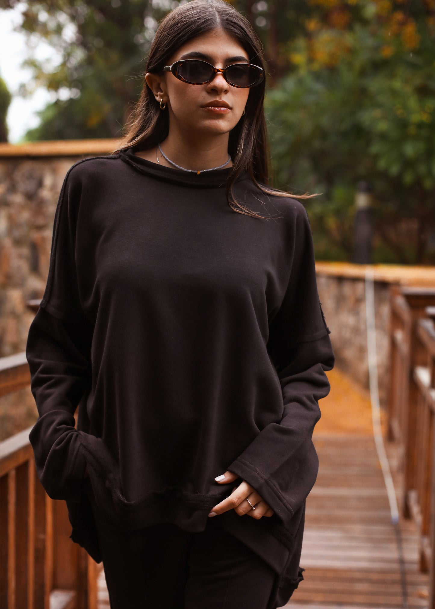 Basic cotton set in Black