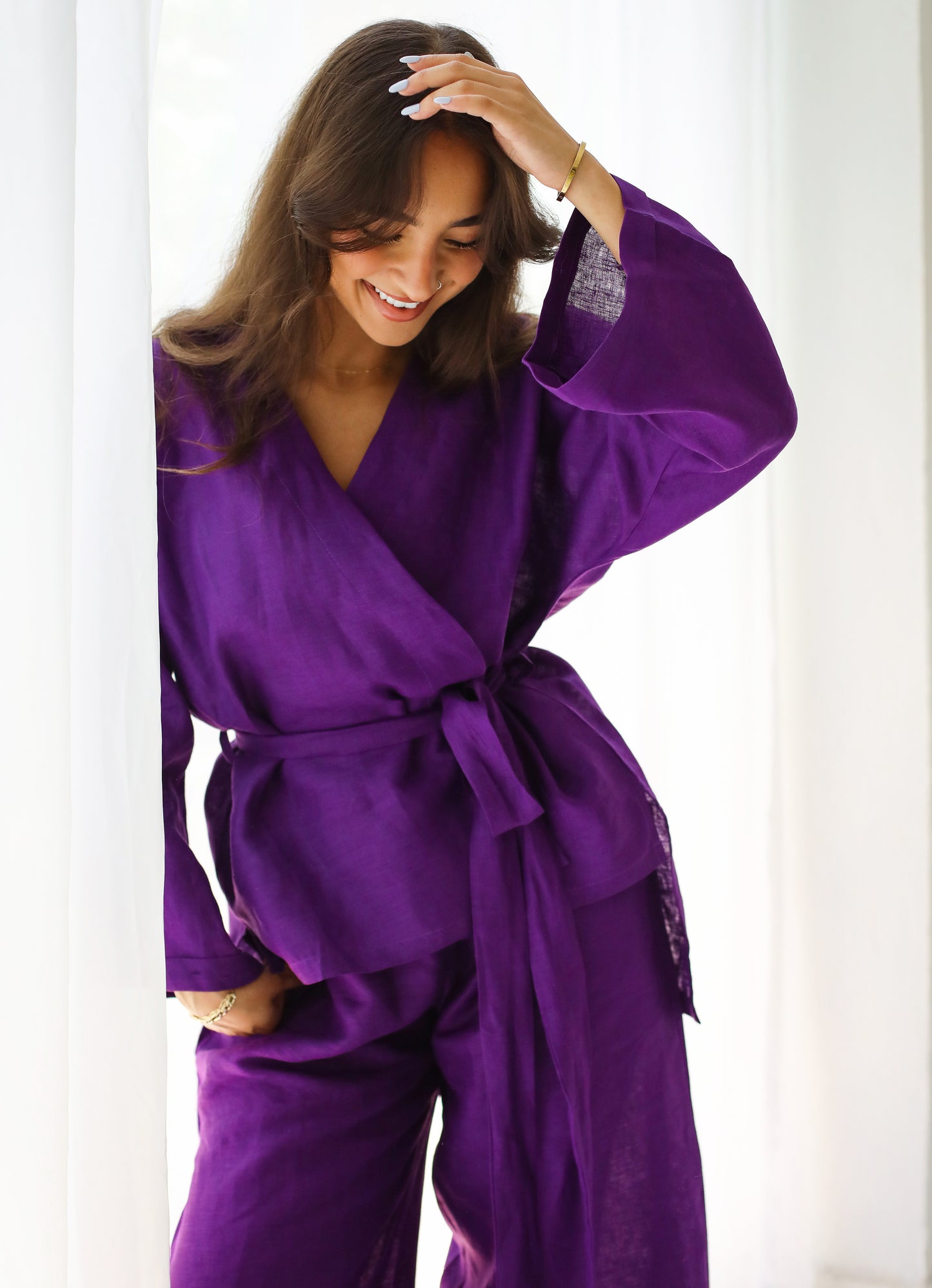 Kimono Set Purple