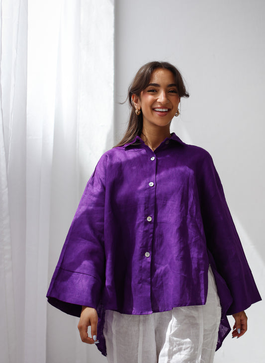 Basic Shirt In Purple
