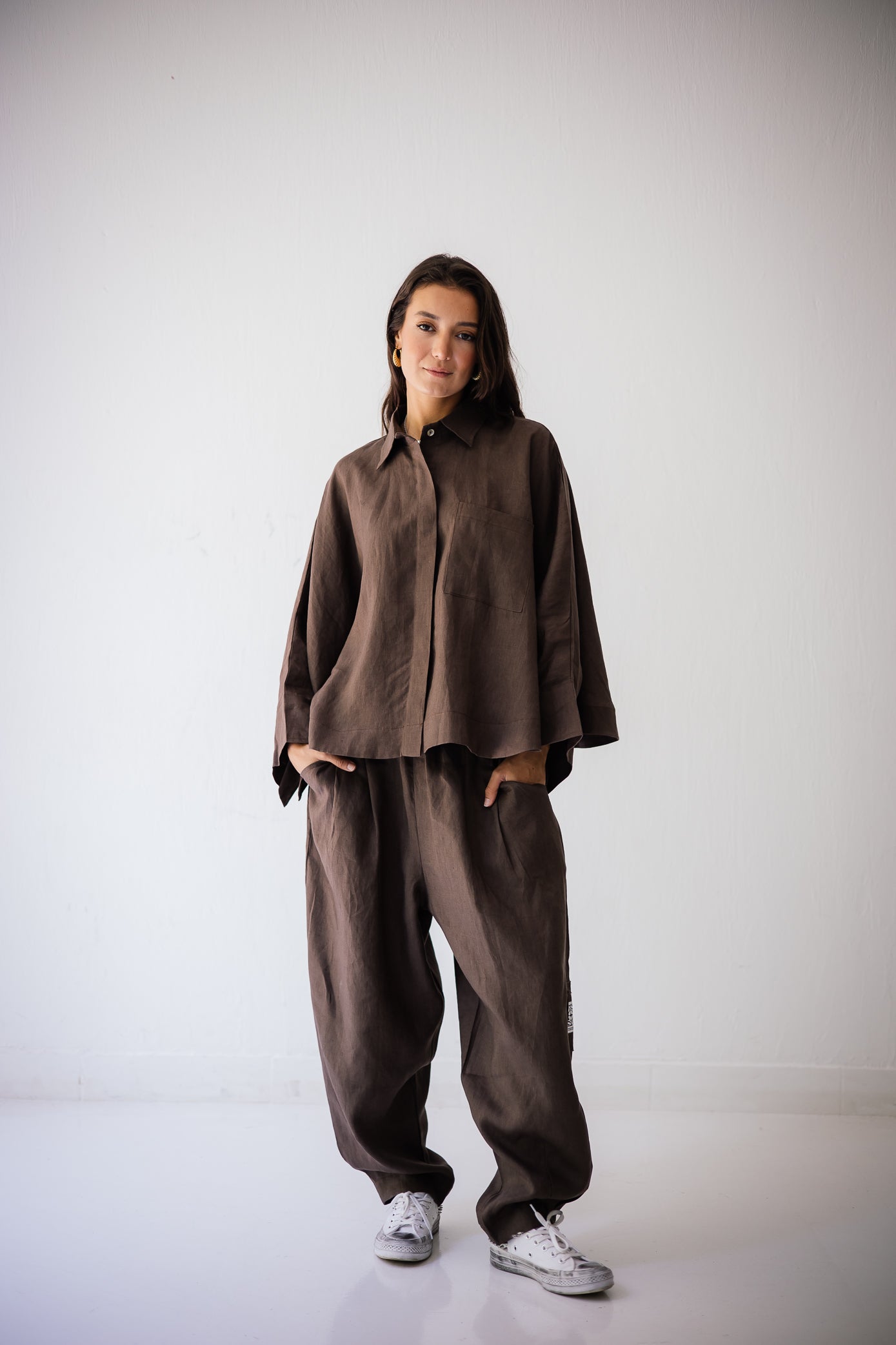 Butterfly Shirt In Brown
