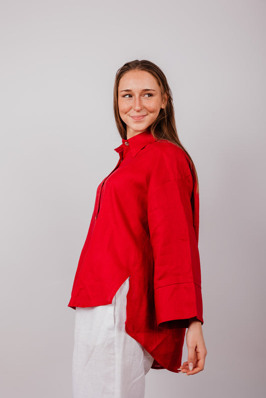 Basic Shirt In Red