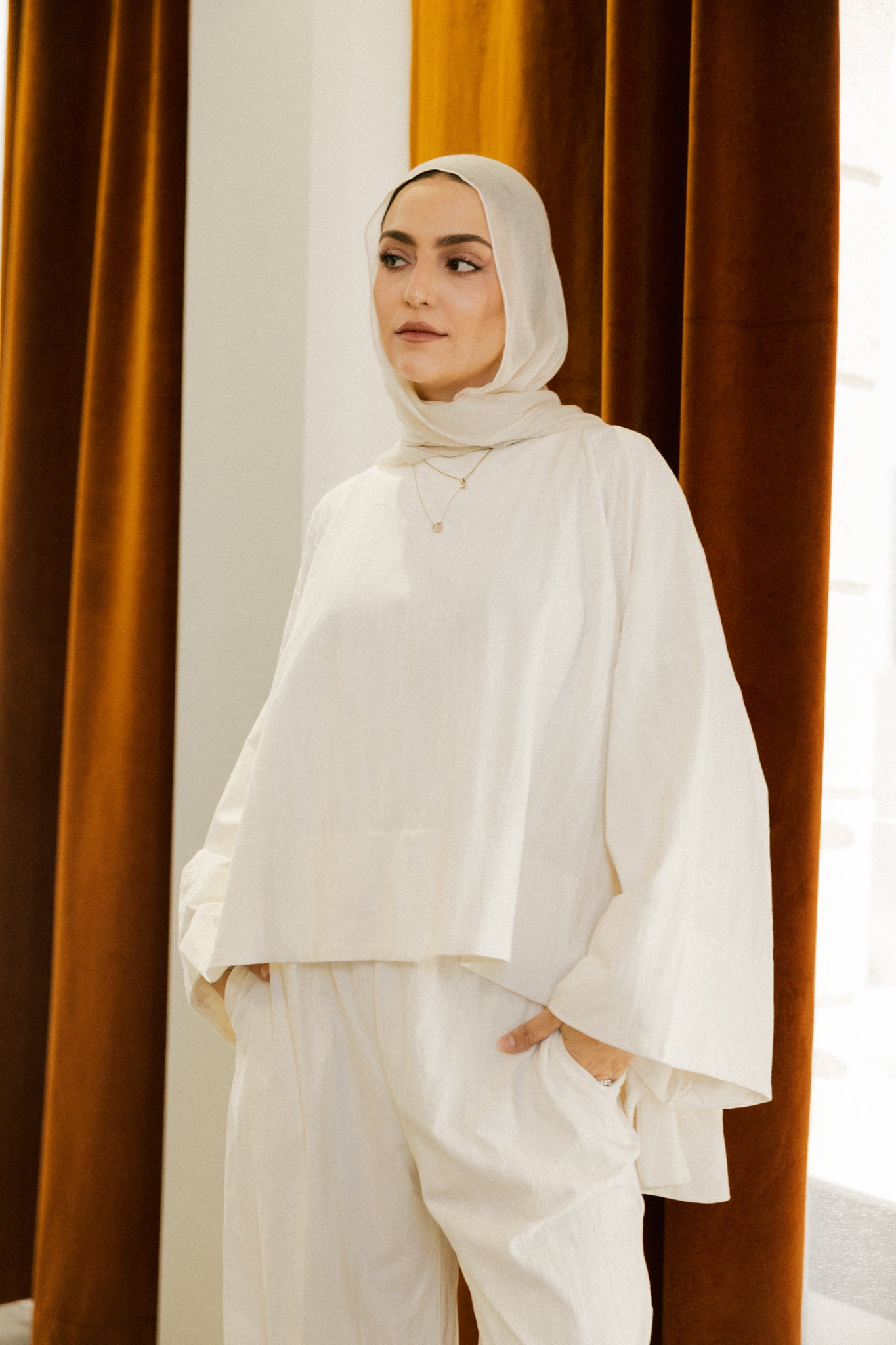 Daily cotton set in off-white