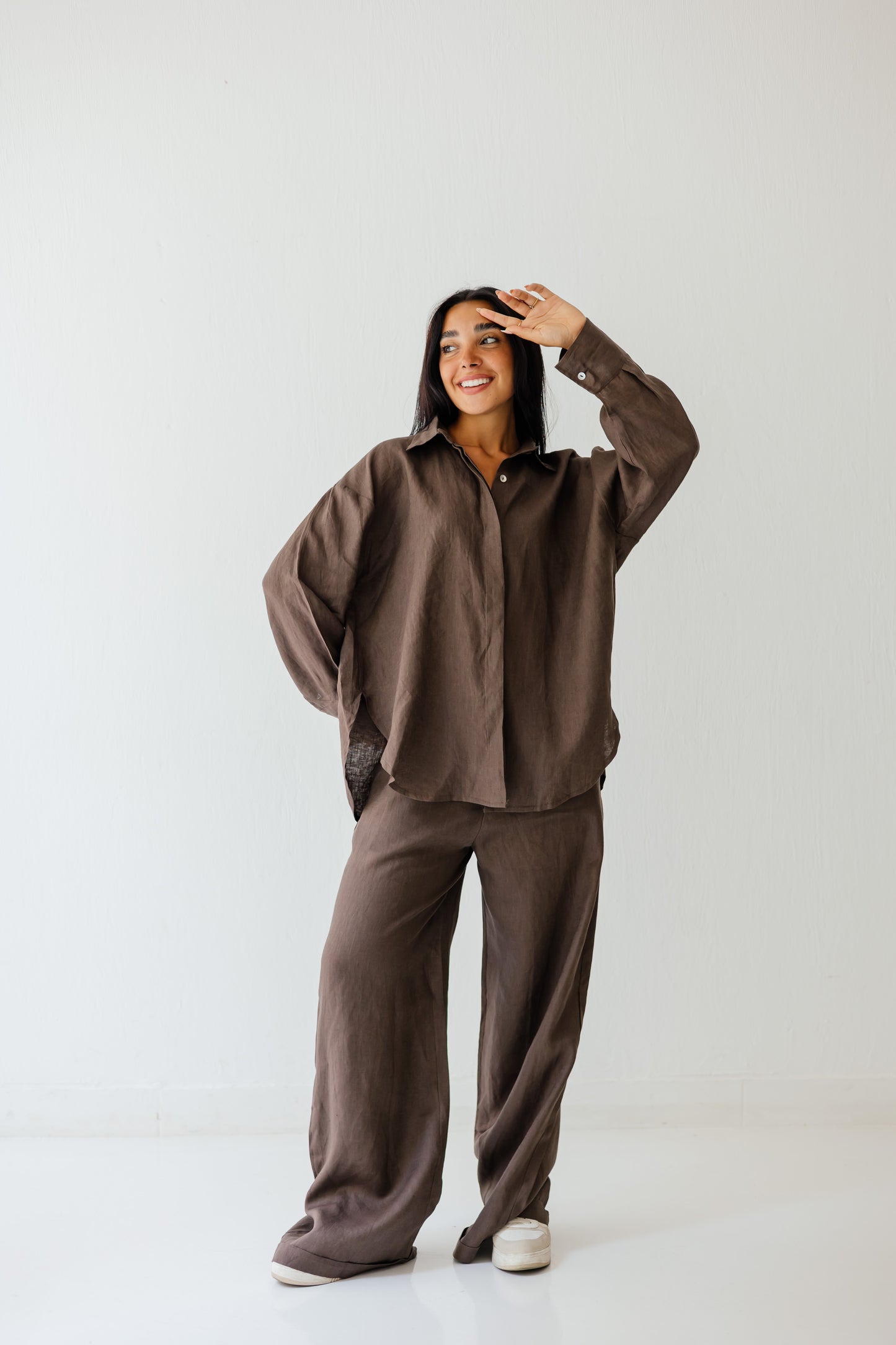 Basic Pant In Brown