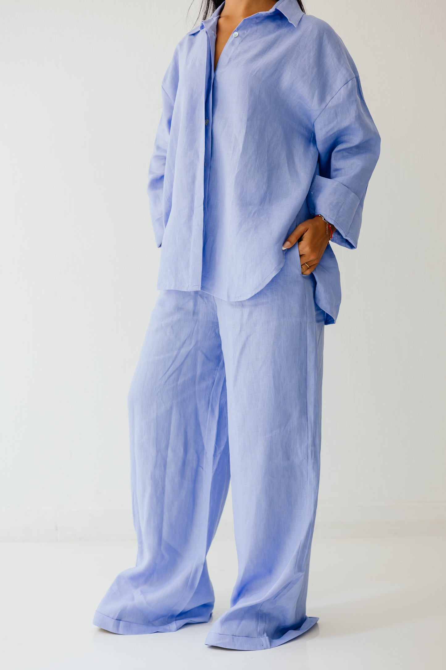 Basic Pant In Blue