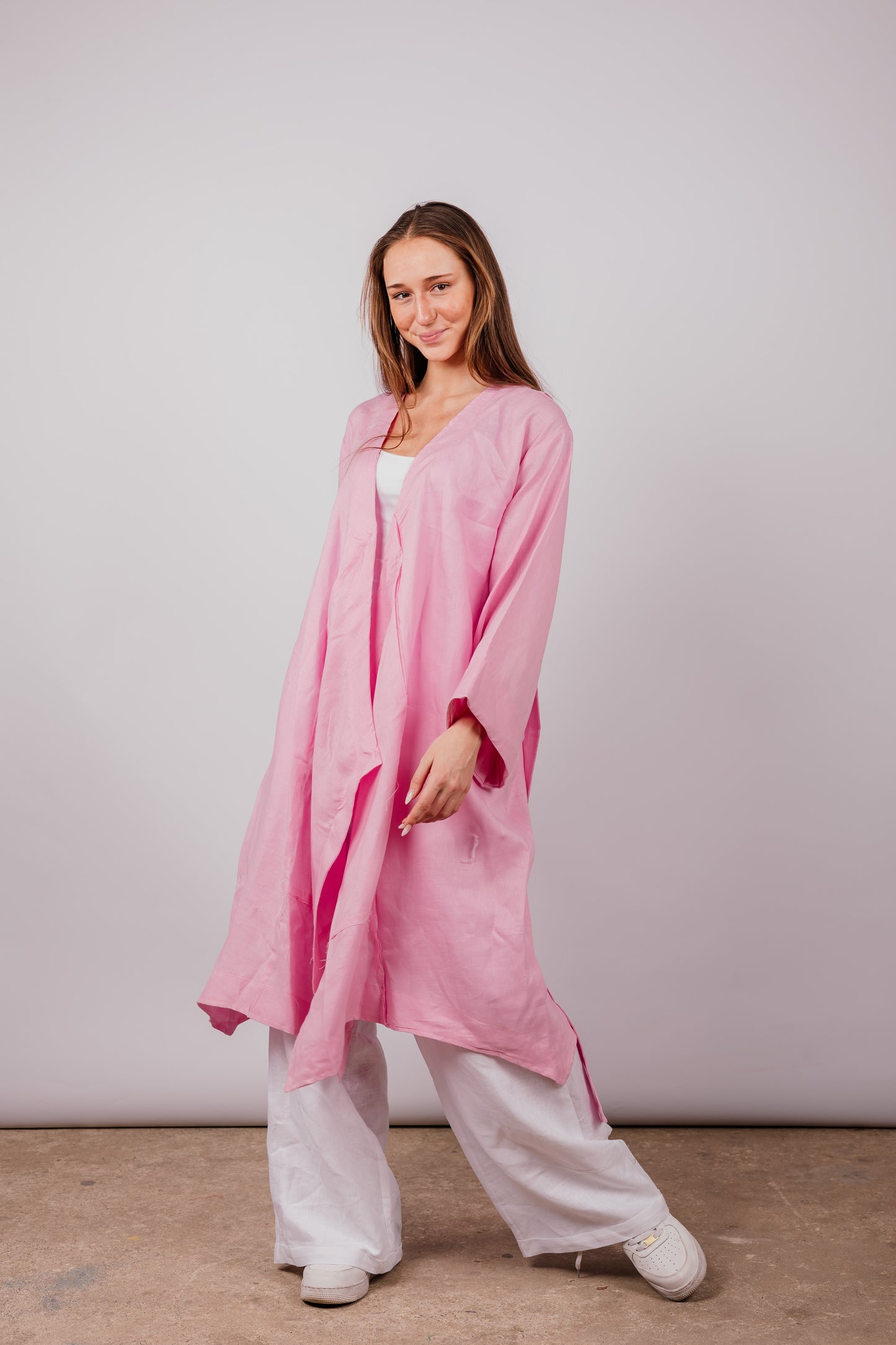Basic Kimono In Pink