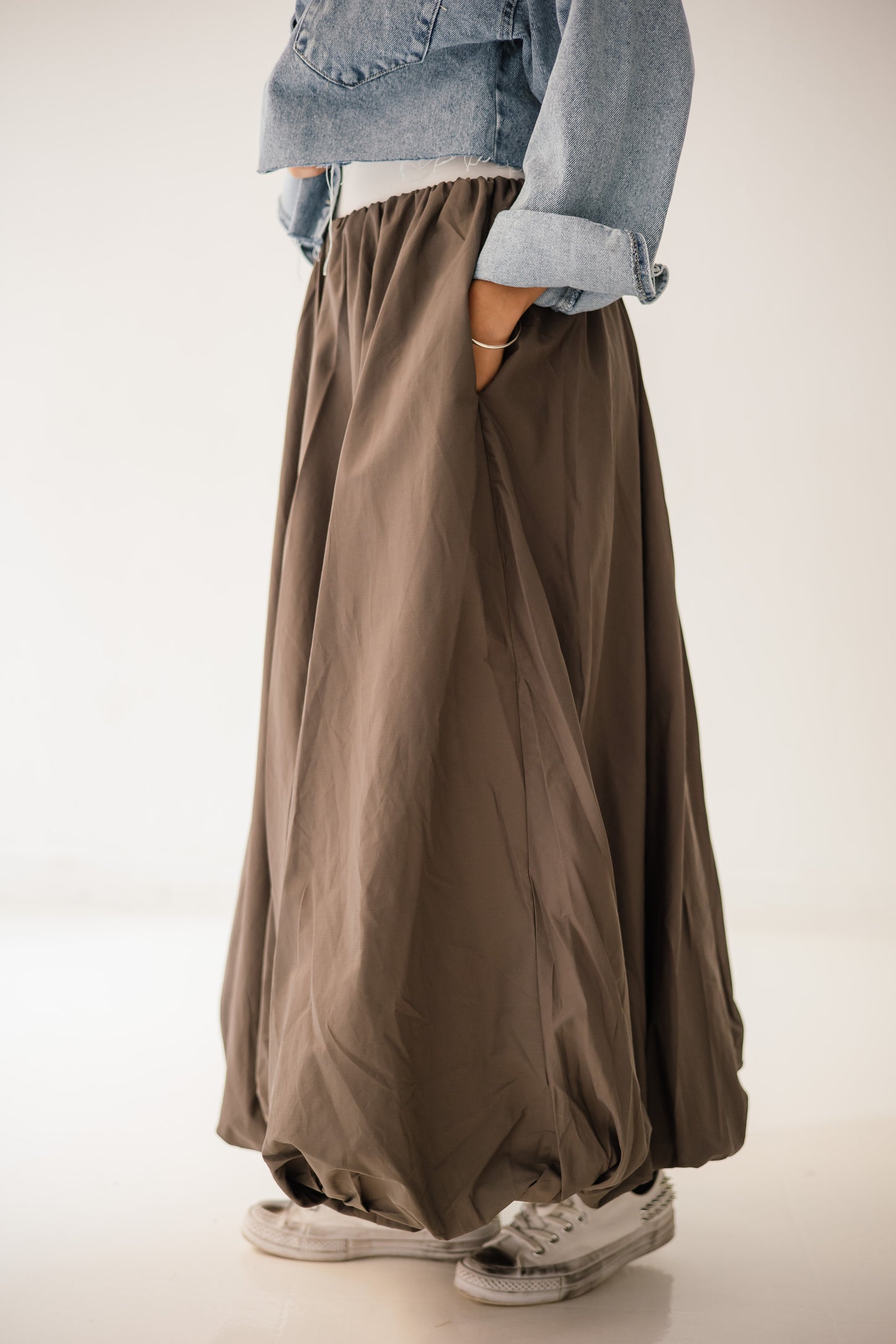 Balloon Skirt In Griesh