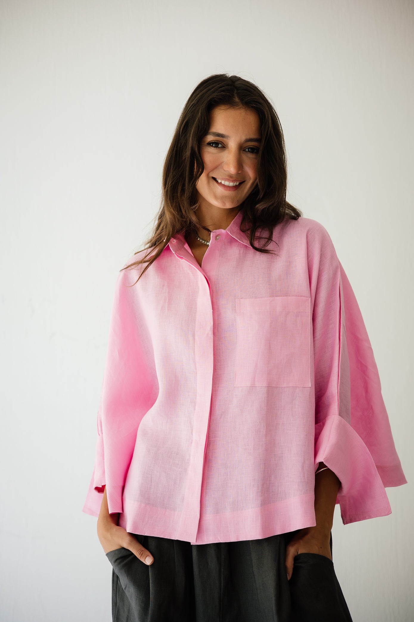 Butterfly Shirt In Pink
