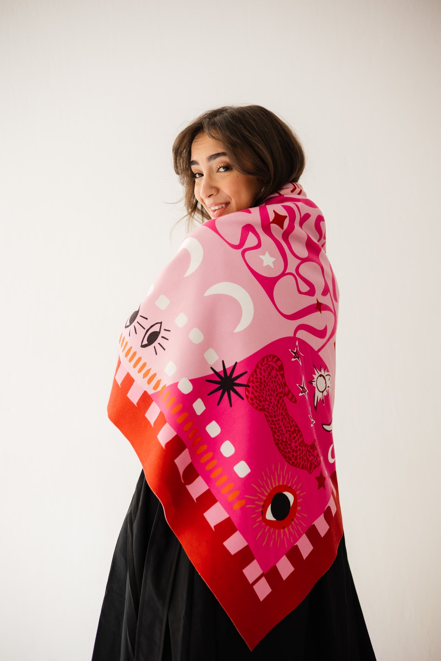 Palm blossom Scarf
