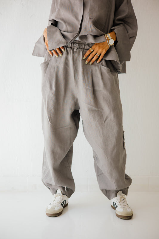 Balloon Pant In Grey