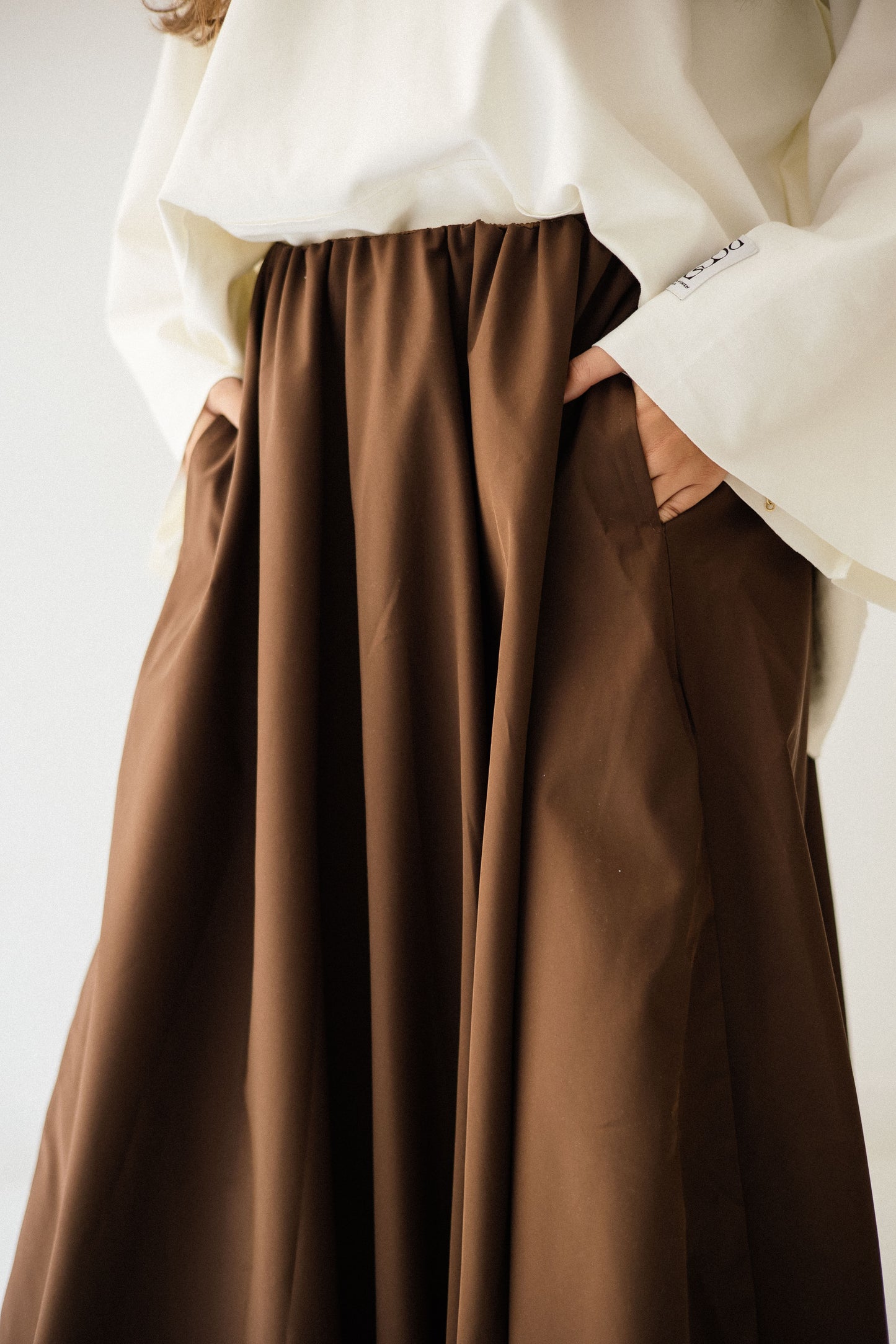 Balloon Skirt In Brown