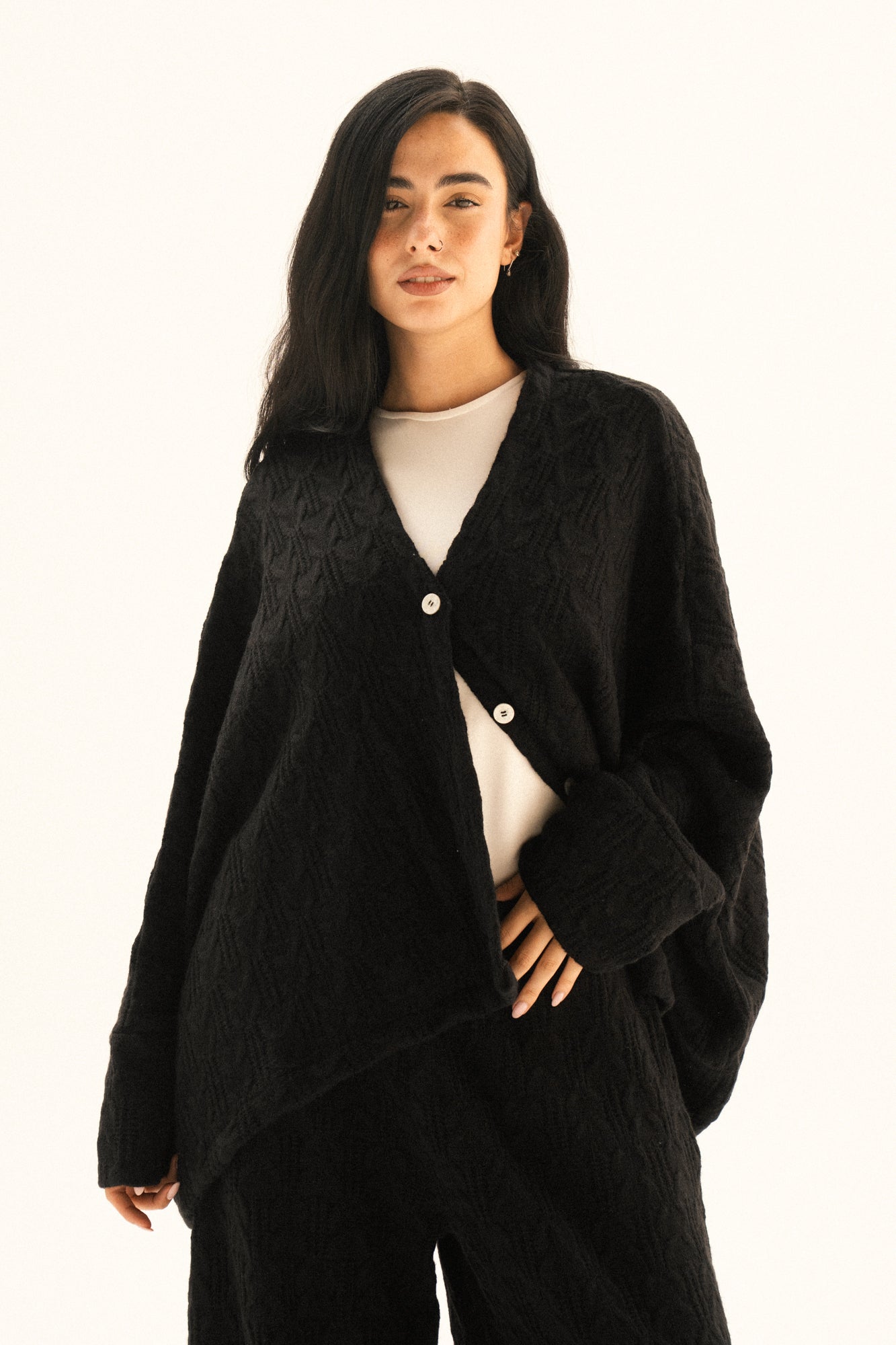 Cape Set In Black