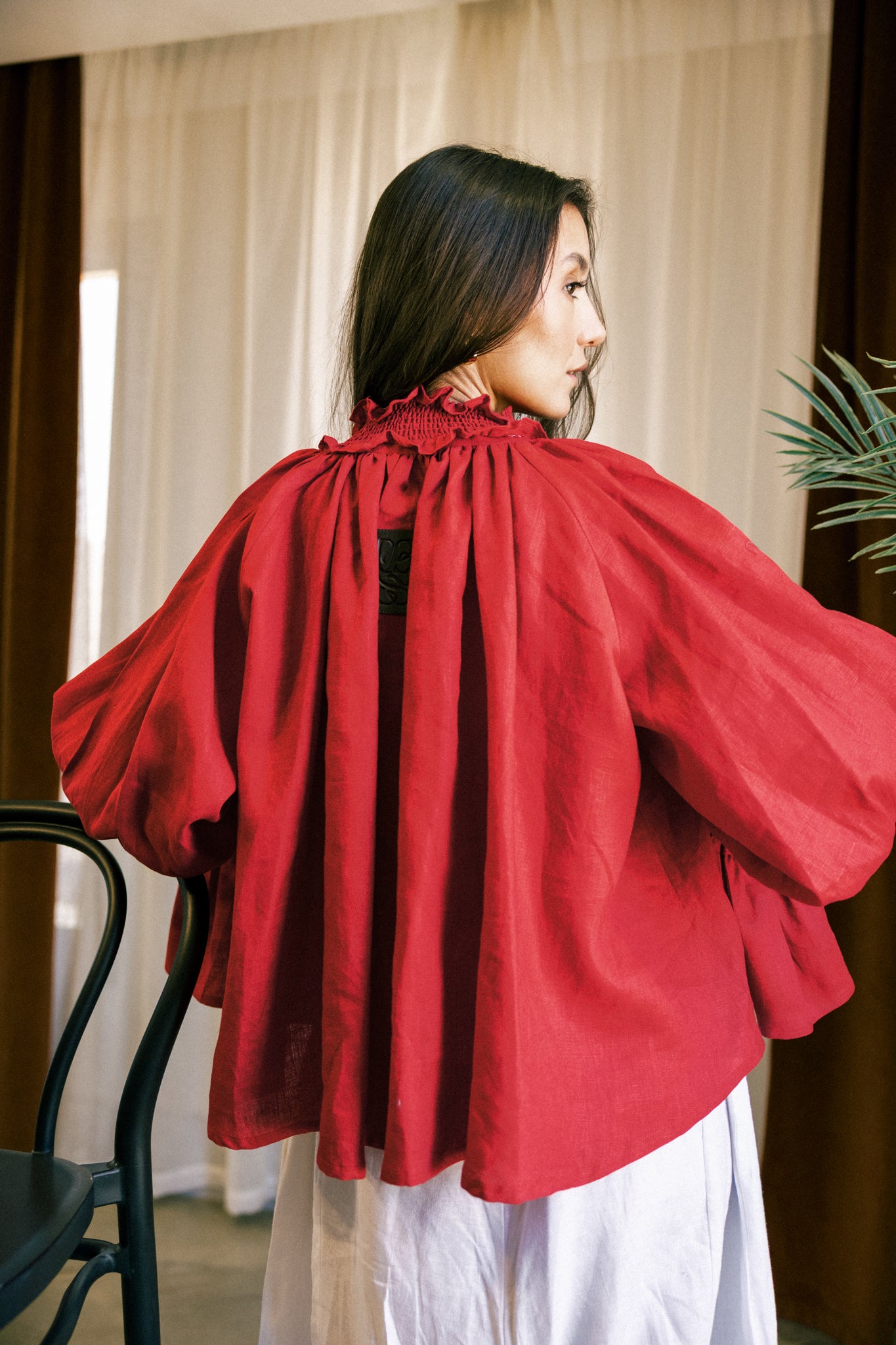 Elastic top in red