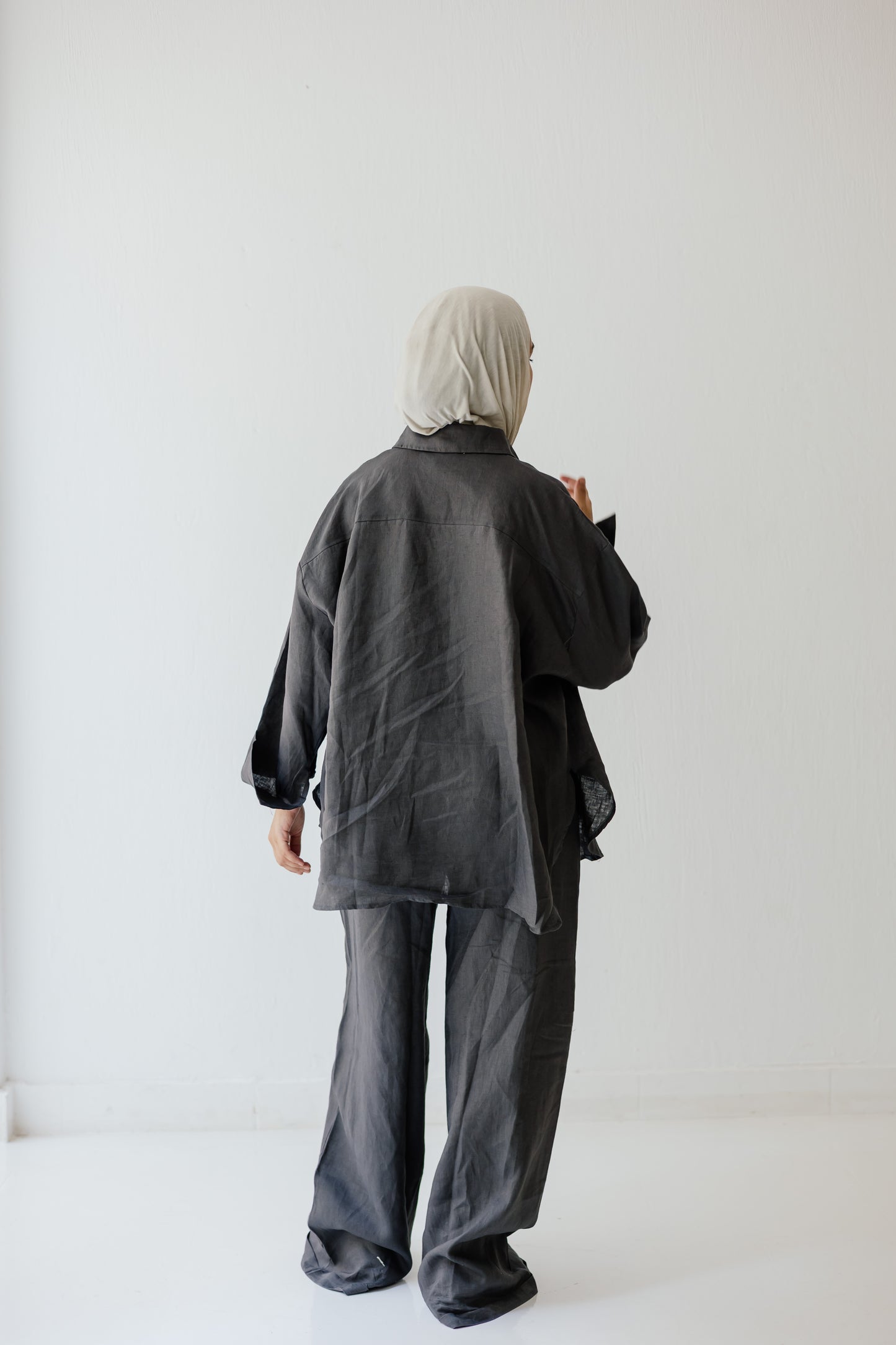 Basic Pant In Dark-grey