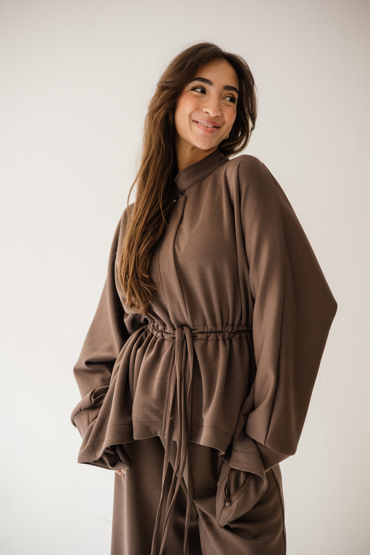 Elastic Set In Brown