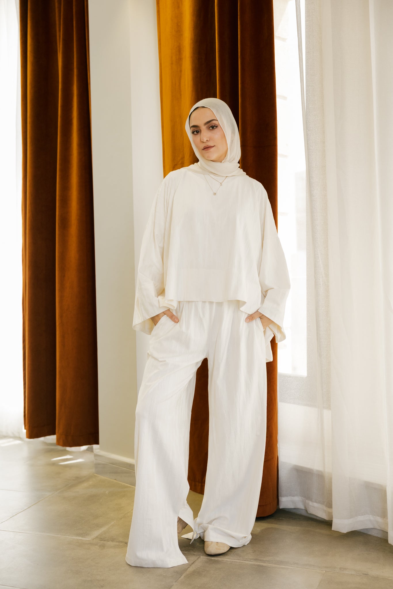 Daily cotton set in off-white