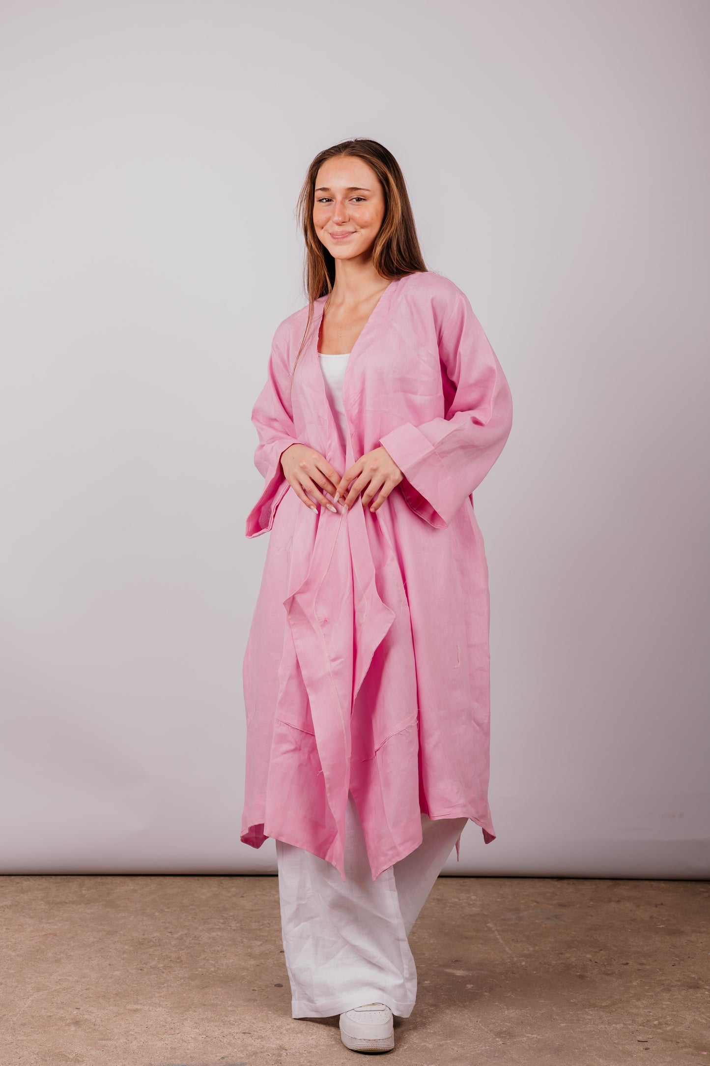 Basic Kimono In Pink