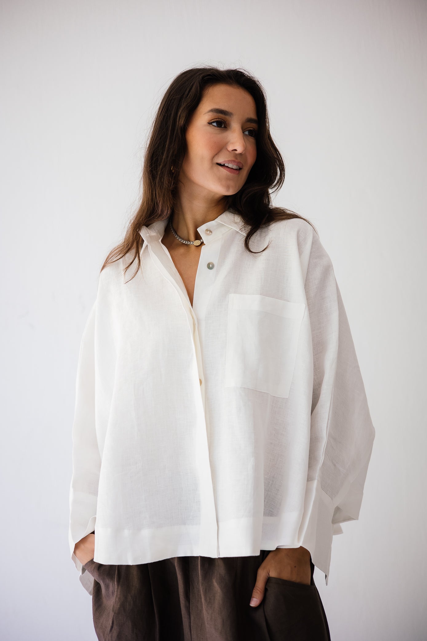 Butterfly Shirt In White