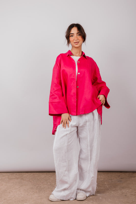 Basic Shirt In Fuchsia