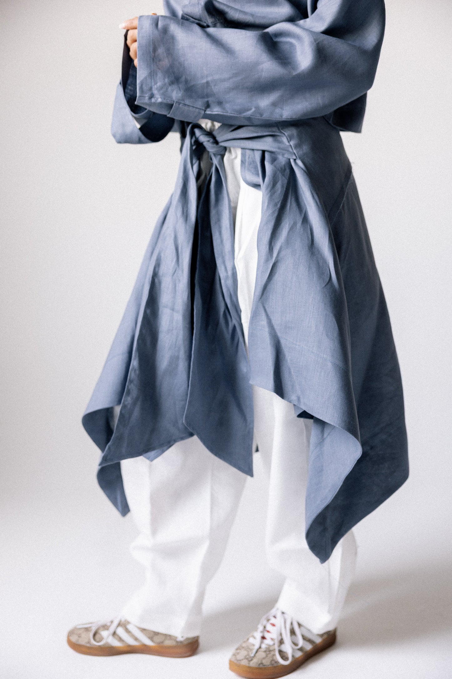 Rap-up shirt in denim