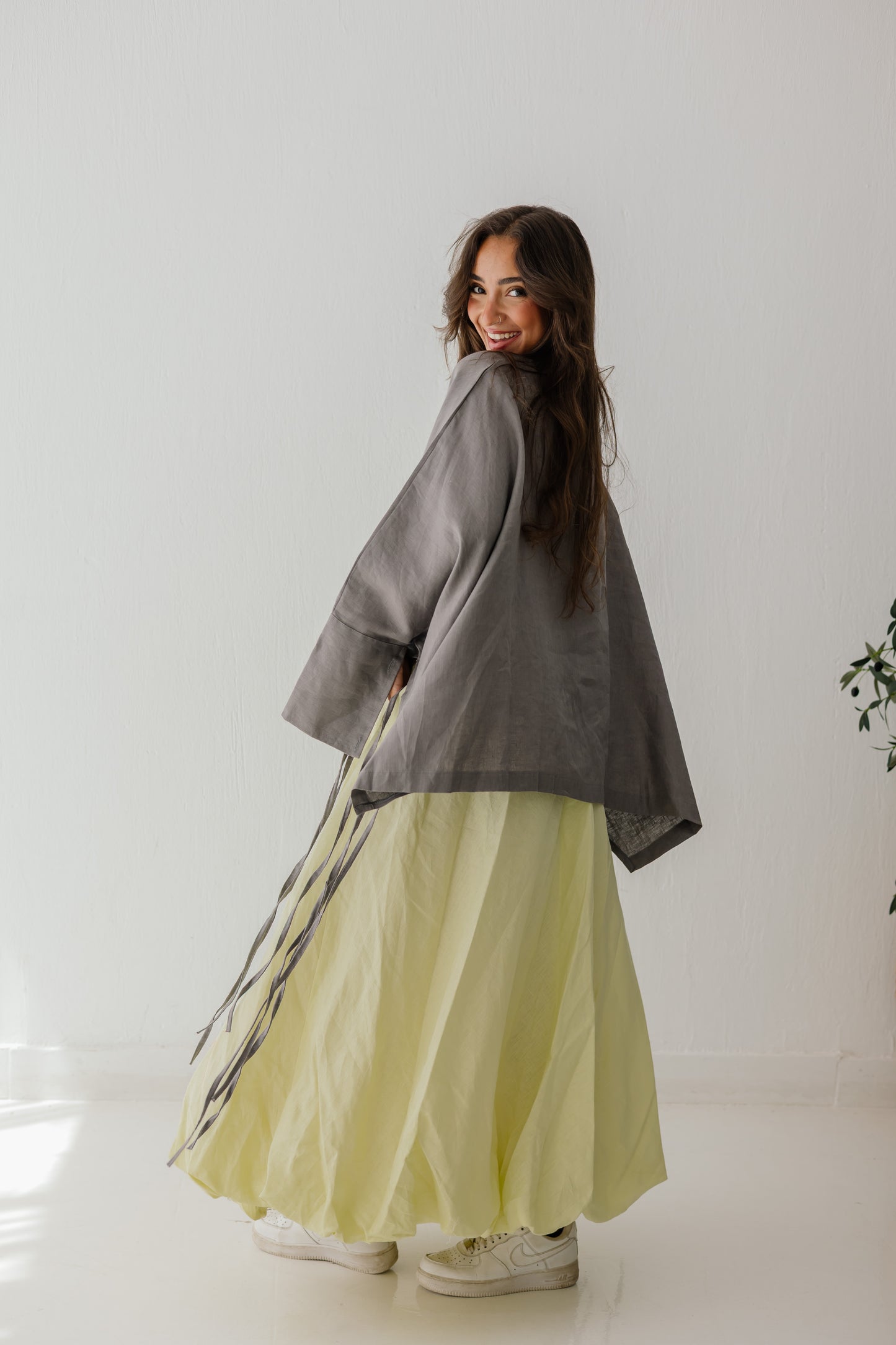 Fringes Shirt In Grey