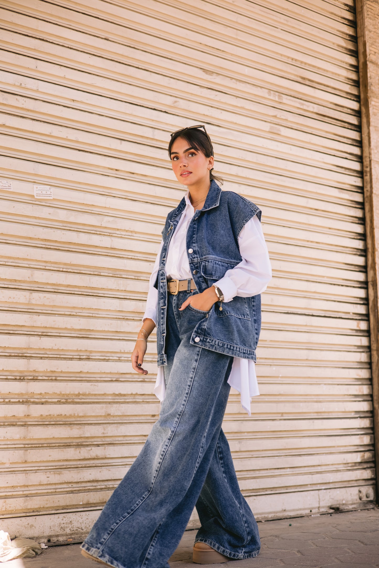 Denim pocket vest (preorders)