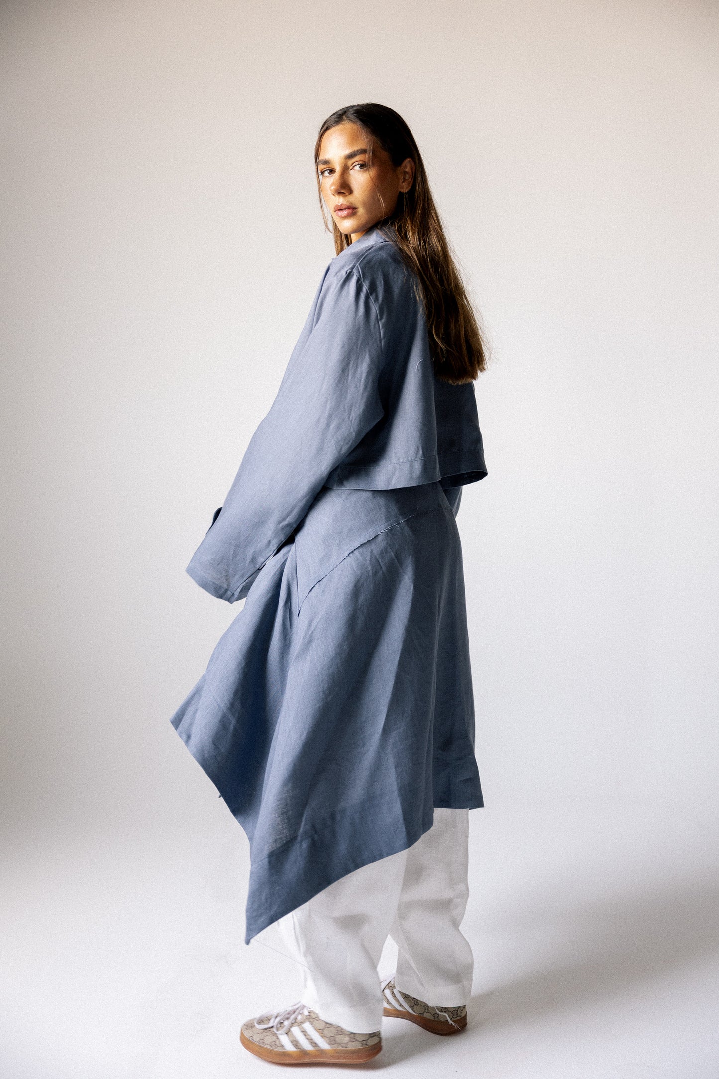 Rap-up shirt in denim