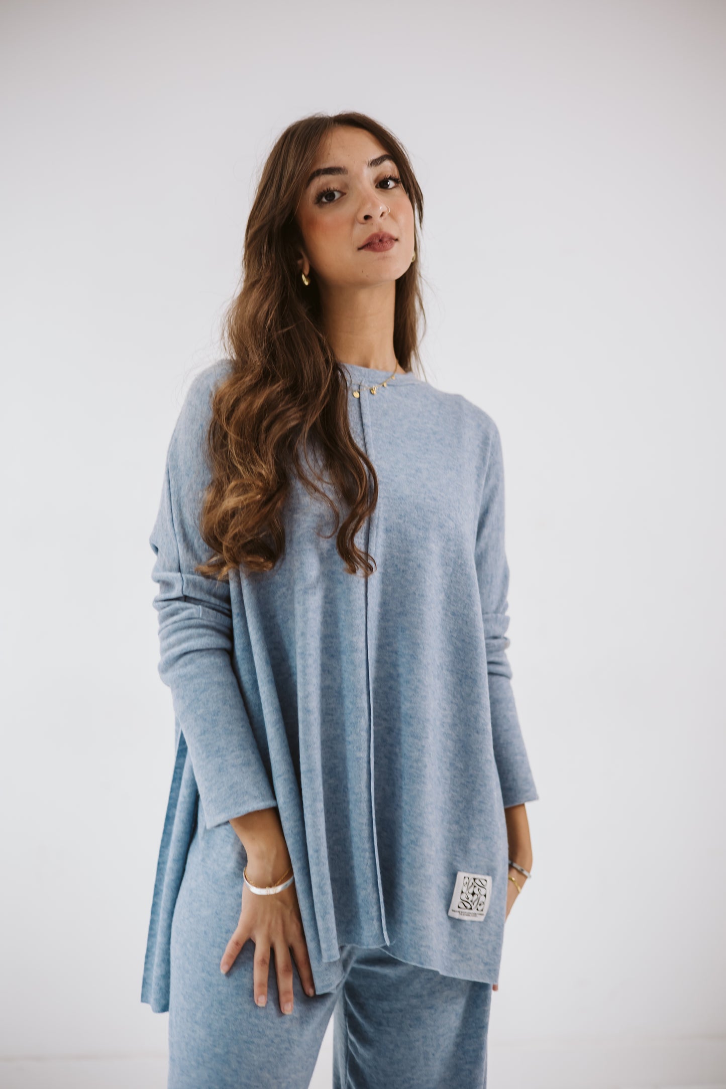 Basic wool set in blue