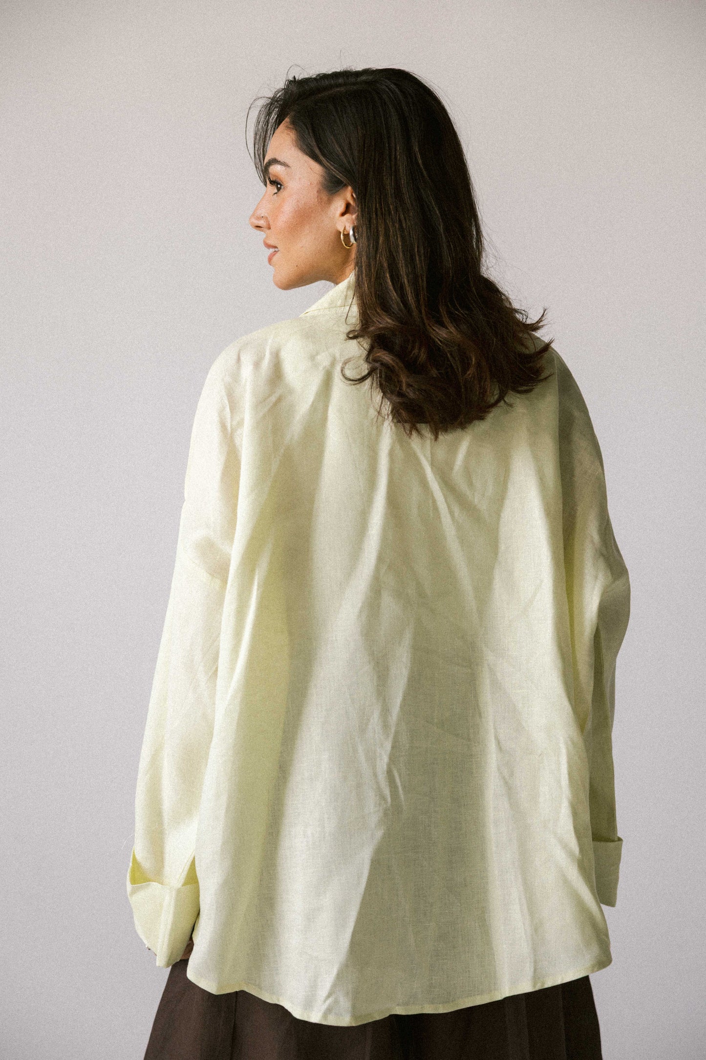 Pocket kimono butter yellow