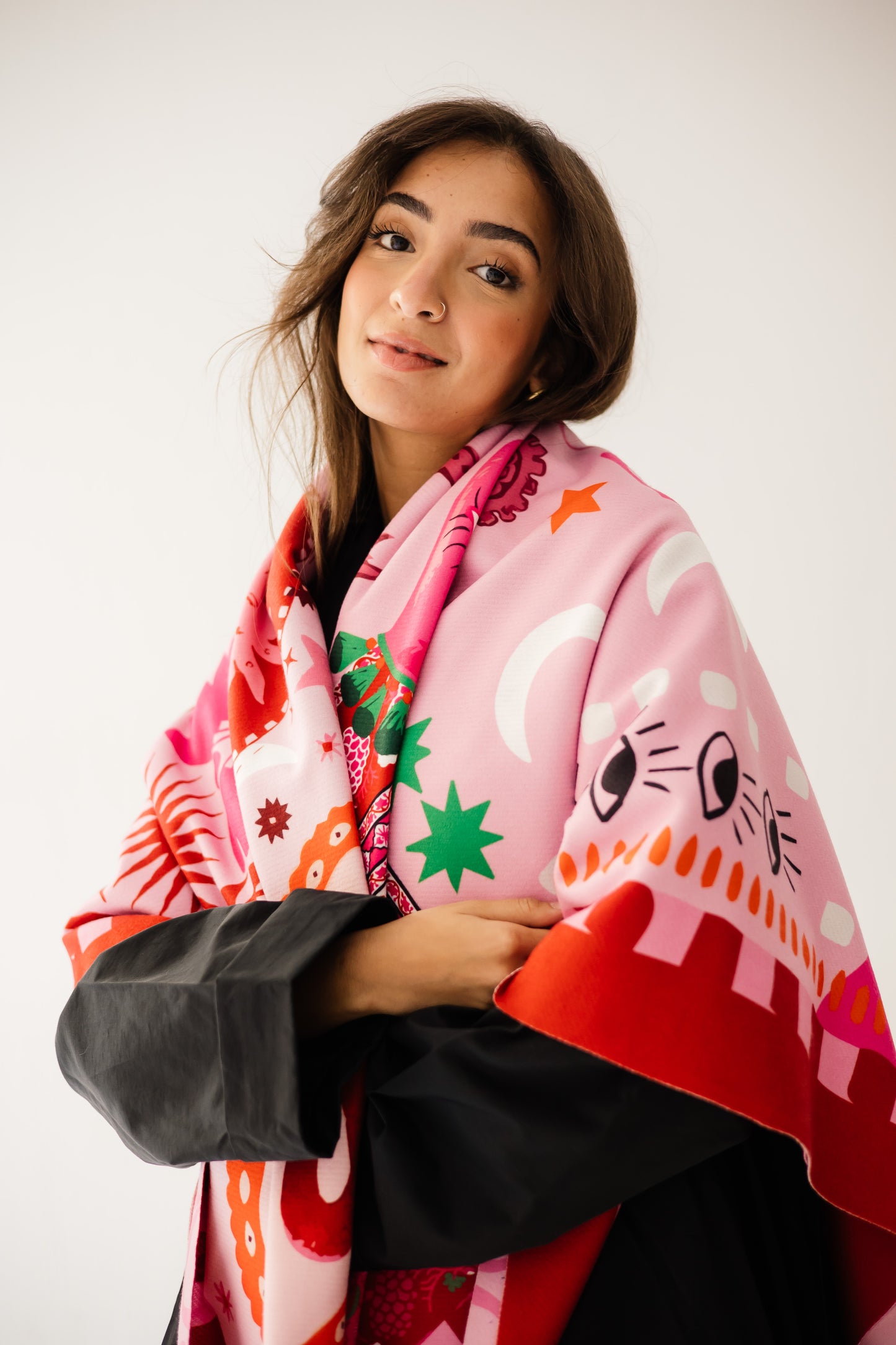 Palm blossom Scarf