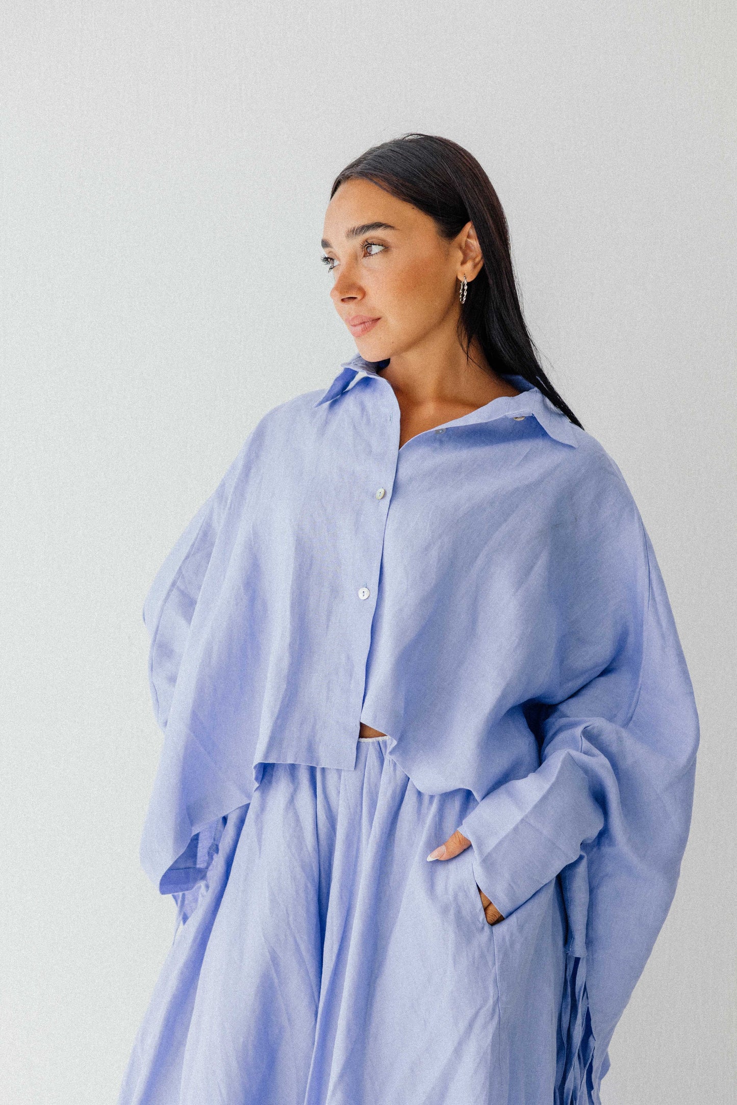Fringes Shirt In Blue