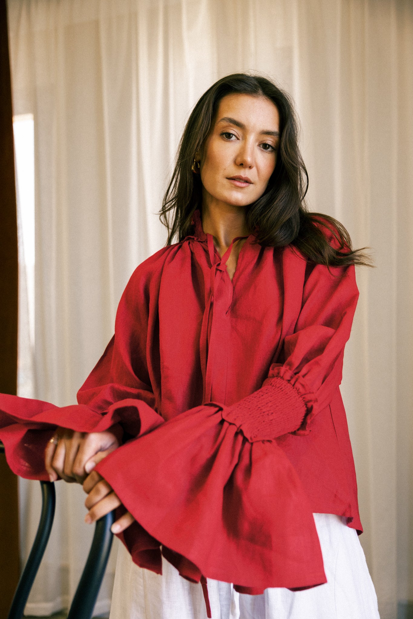 Elastic top in red