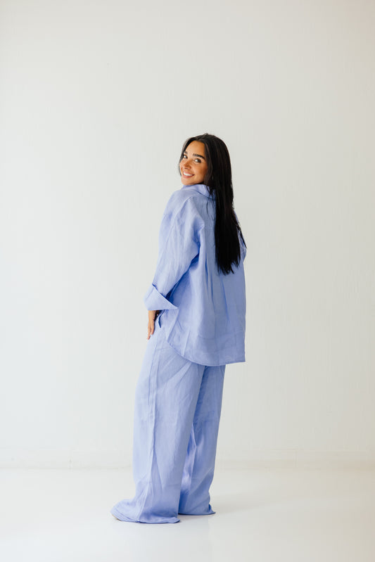 Basic Pant In Blue