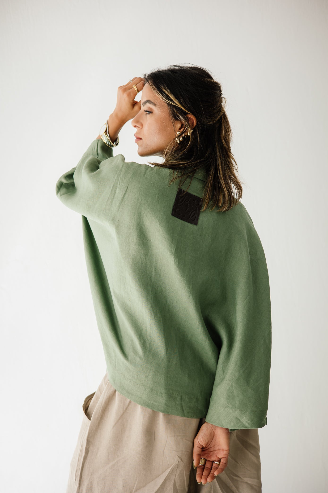 Butterfly Shirt In Olive