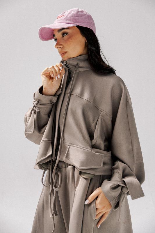 Flowy cotton set in griesh