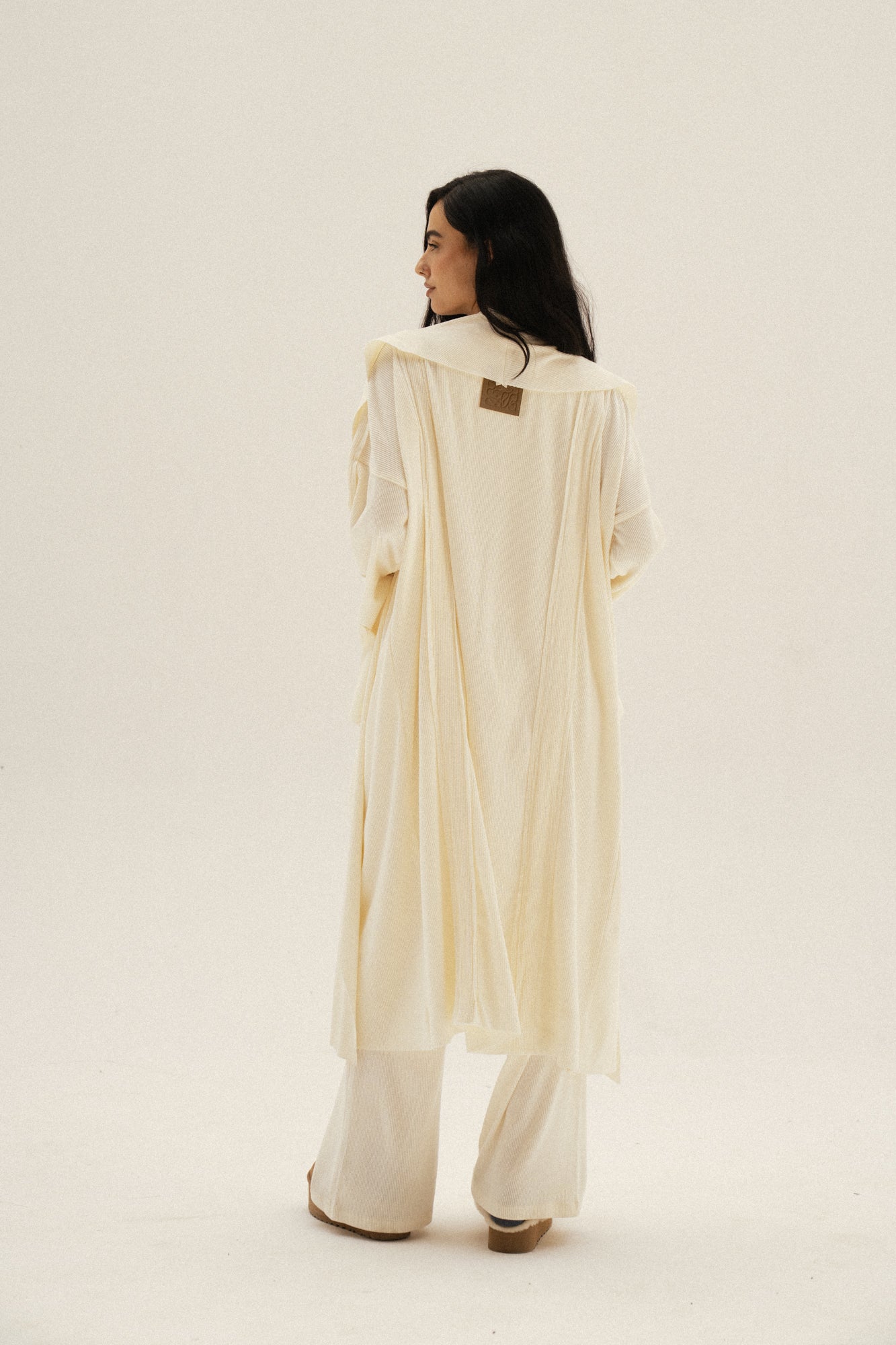 Lined Wool Set In Off-white