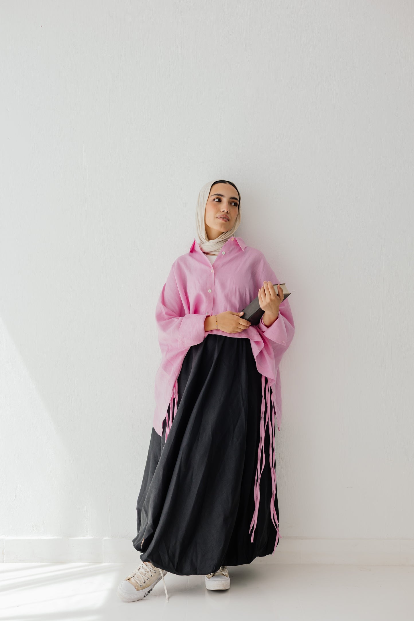 Fringes Shirt In Pink