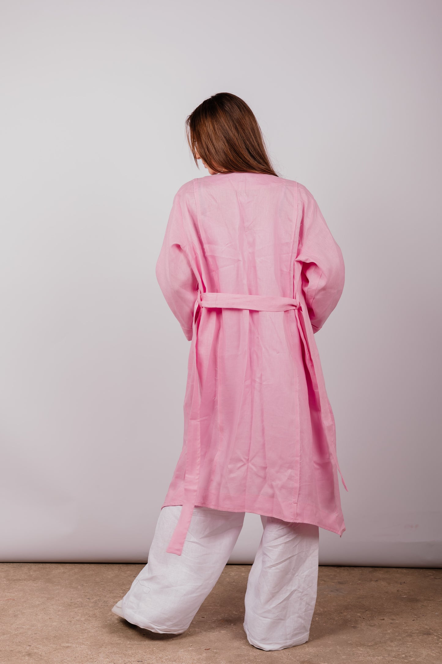 Basic Kimono In Pink