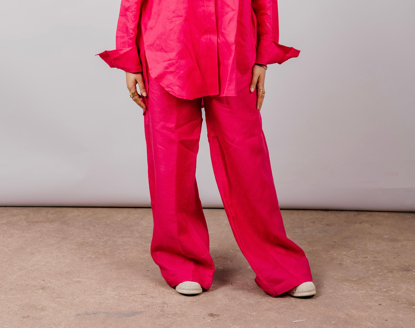 Basic Pant In Fuchsia