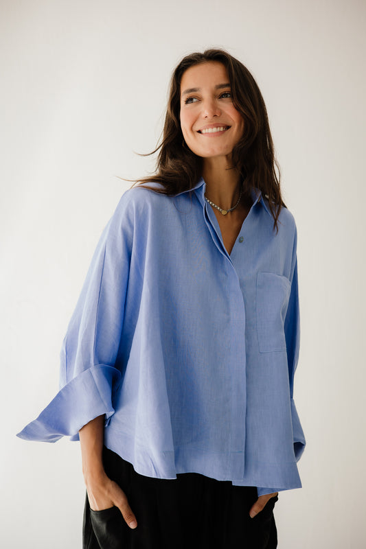 Butterfly Shirt In Blue