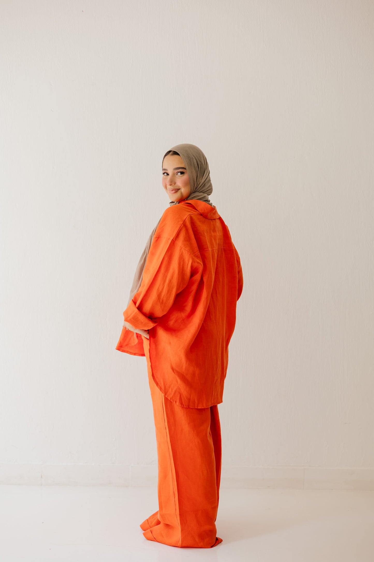 Basic Pant In Orange