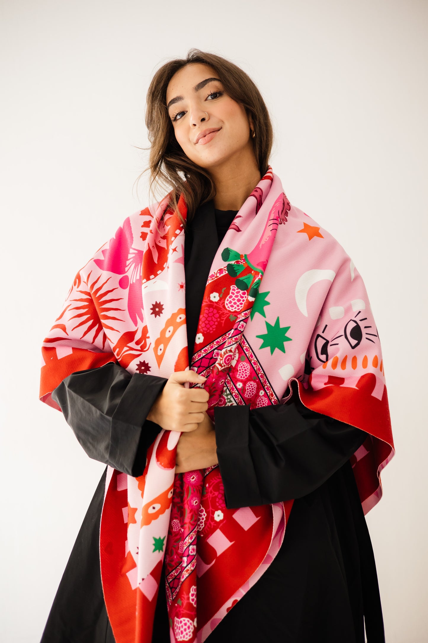 Palm blossom Scarf