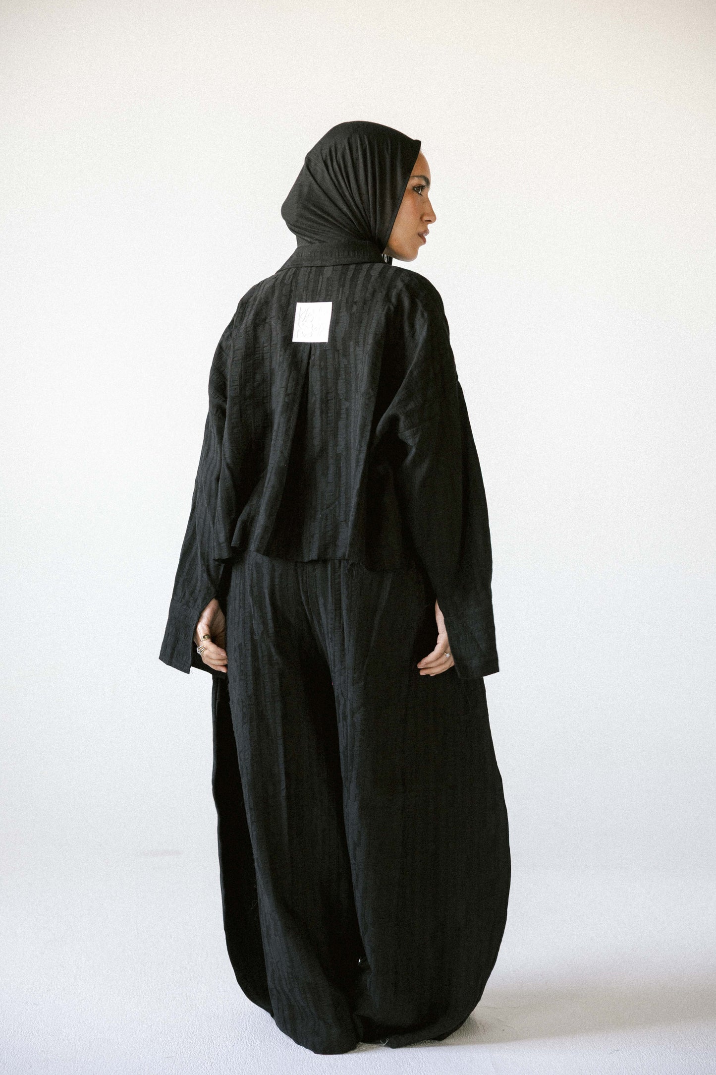 Strips set in black