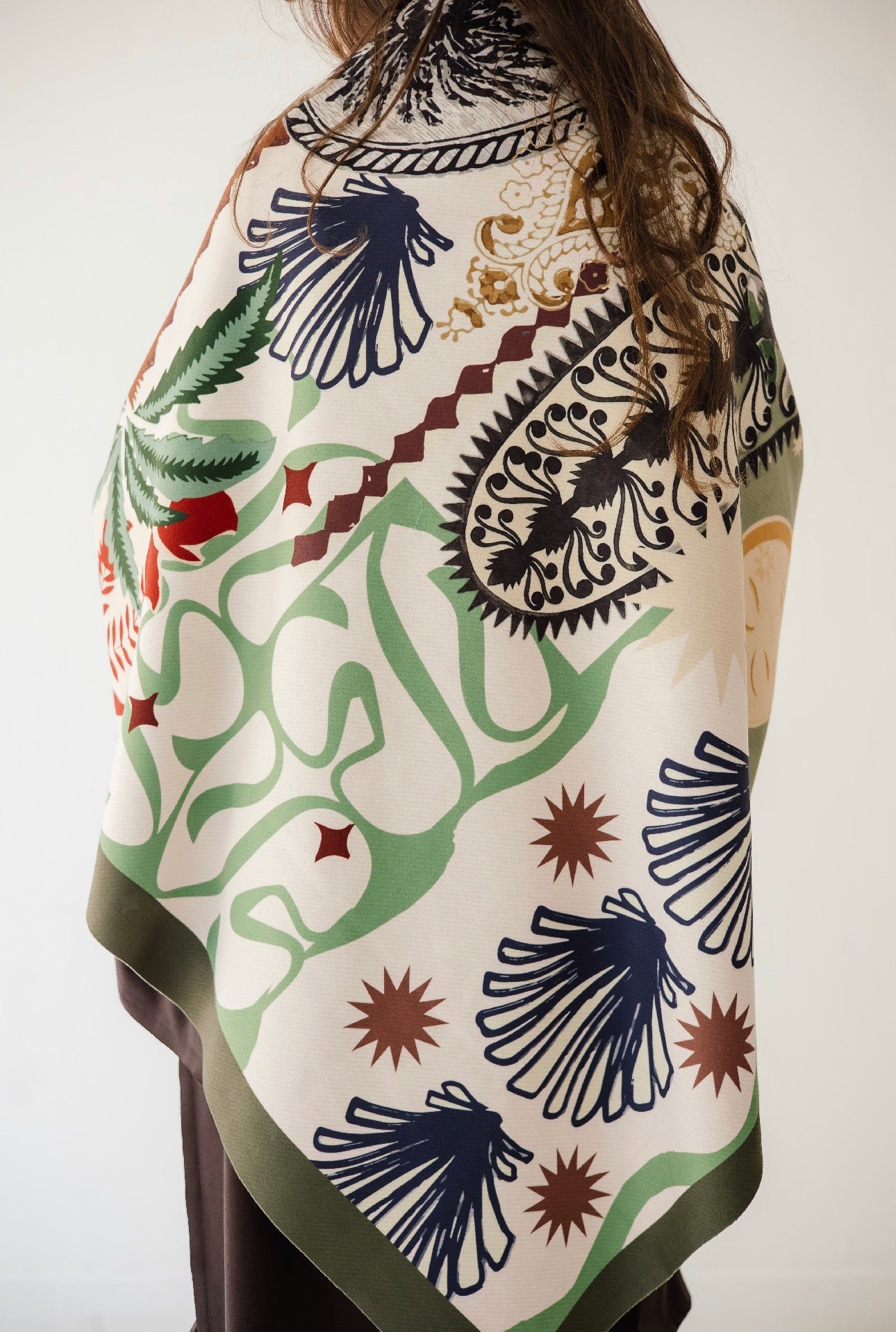 Palms Velvet Scarf
