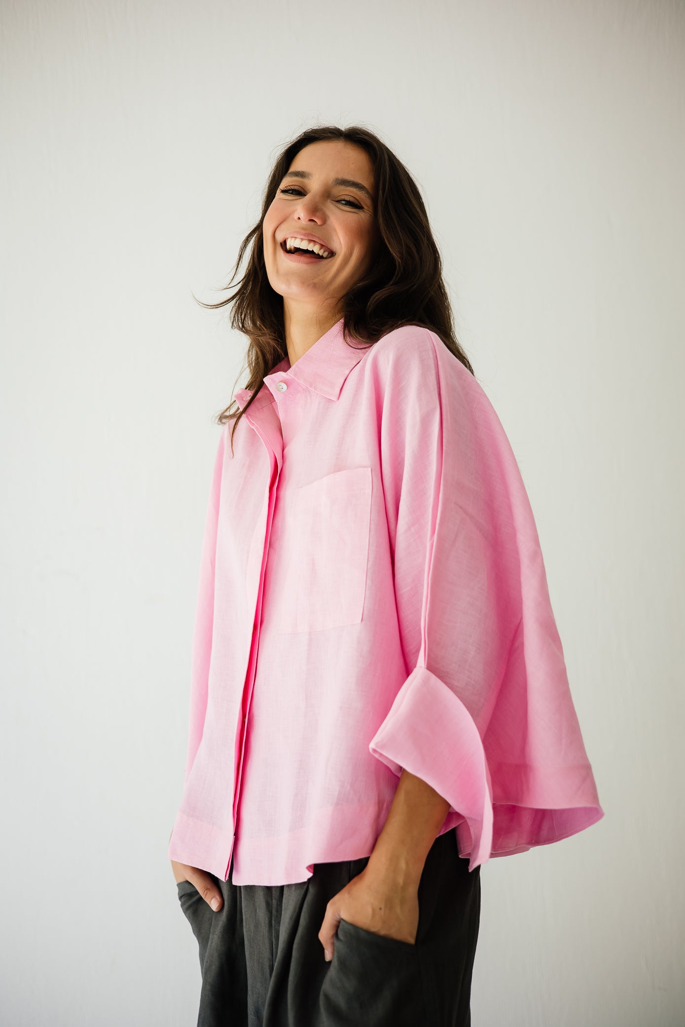 Butterfly Shirt In Pink