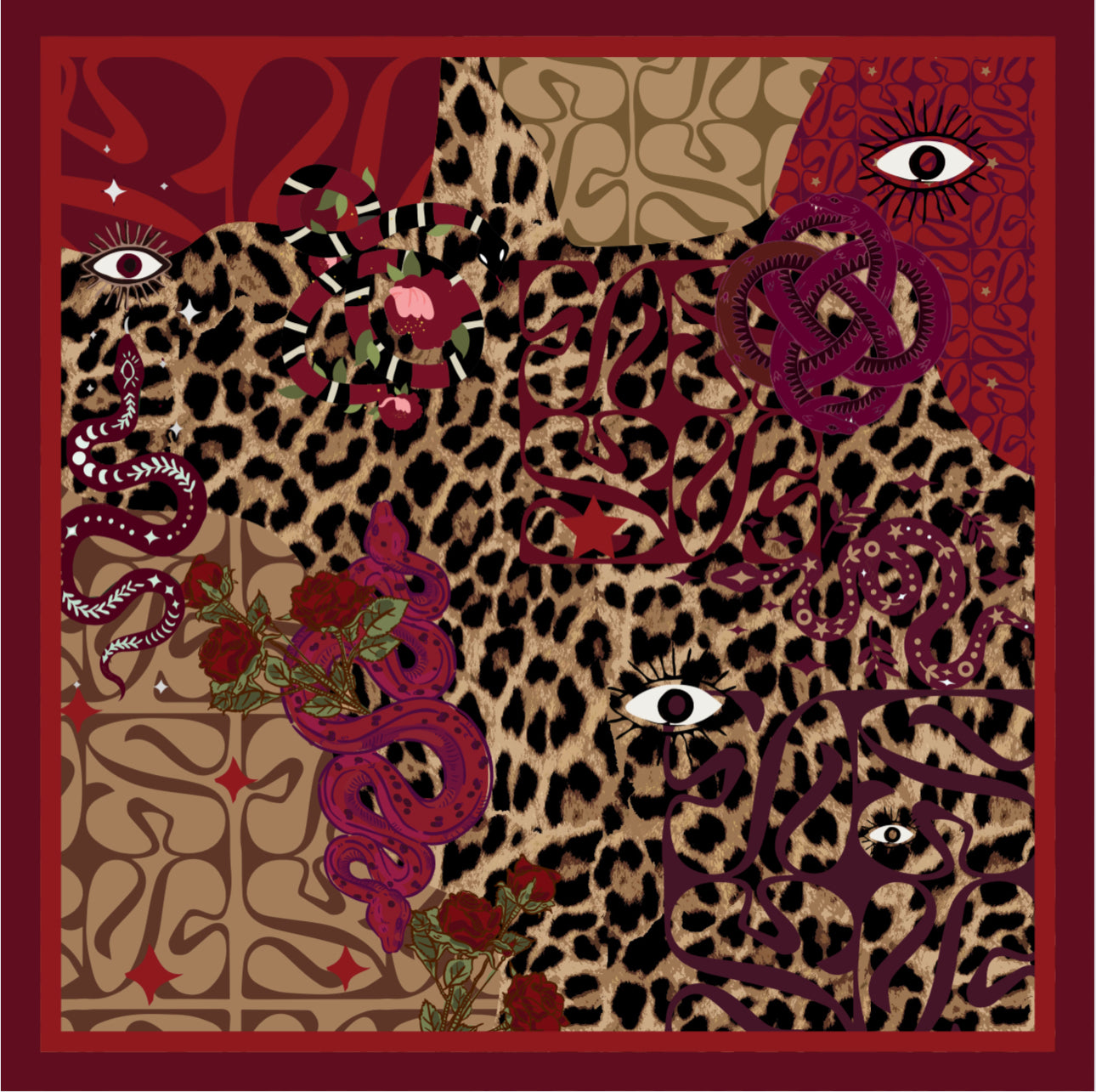 Leopard Scarf