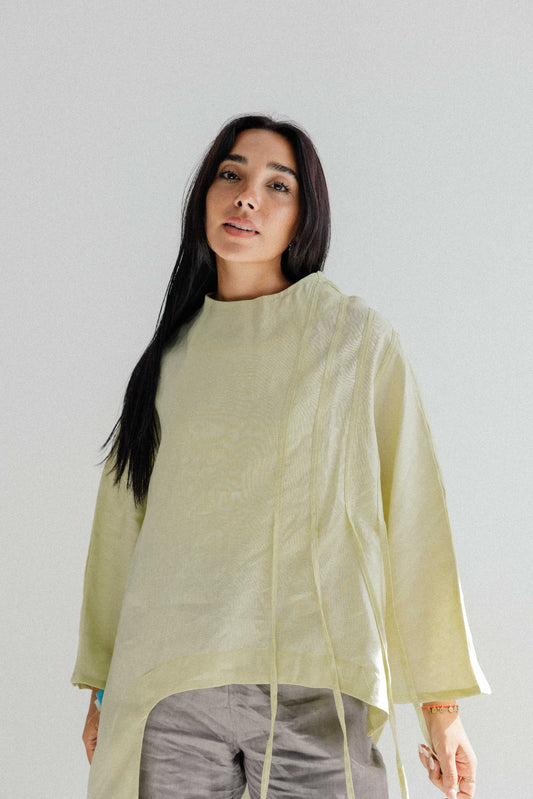 Side To Side Top In Butter-lemon