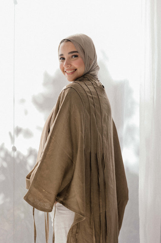 Side To Side Top In Light-brown